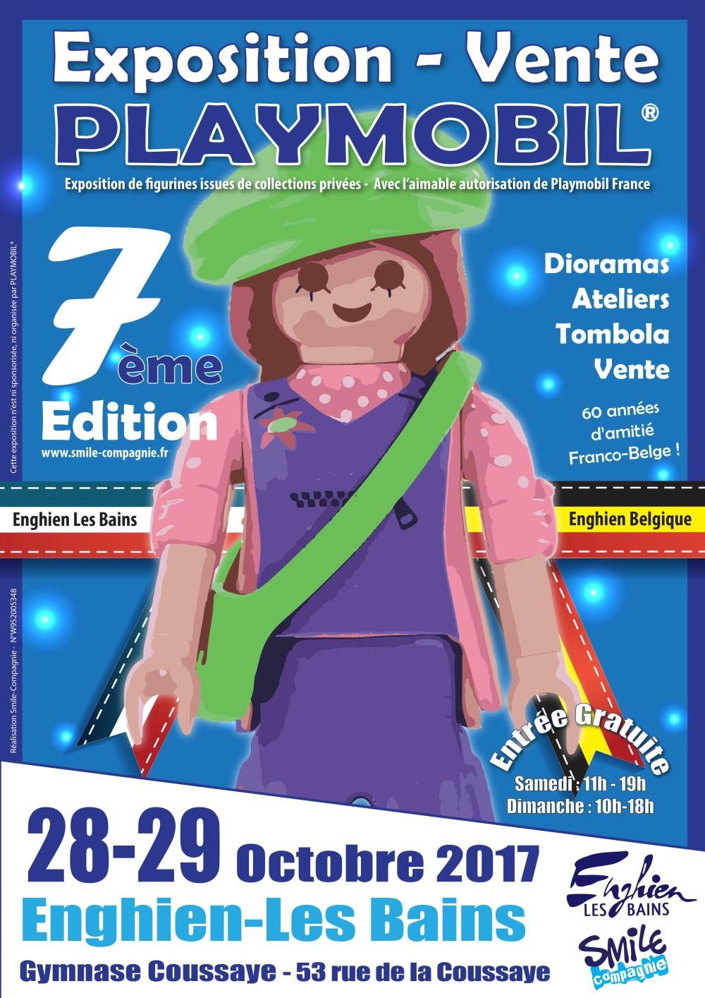 7eme exposition playmobil enghien 2017 smile compagnie