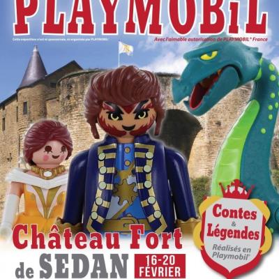 Affiche exposition playmobil chateau de sedan 2019 dominique bethune web