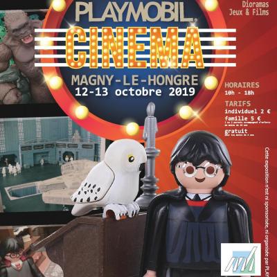 Affiche exposition playmobil magny le hongre 2019 dominique bethune collectionneur