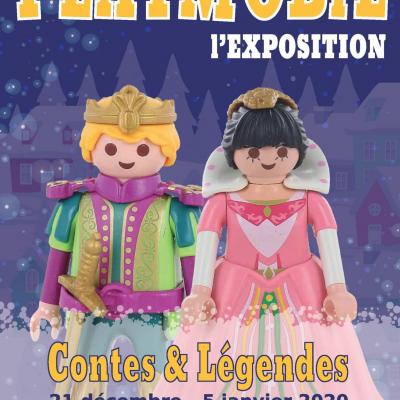 Affiche exposition playmobil saint brevin 2019 dominique bethune