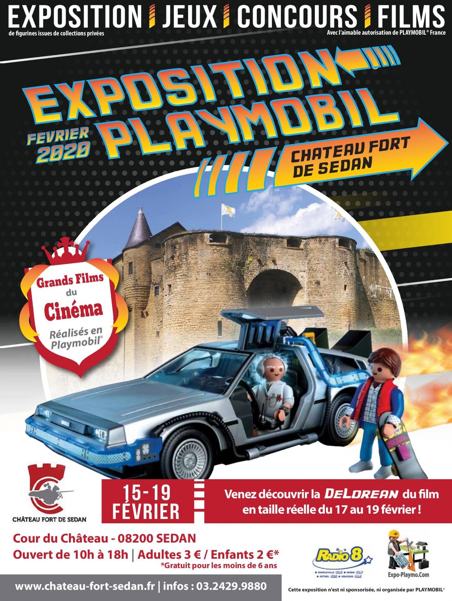 Affiche exposition playmobil sedan 2020