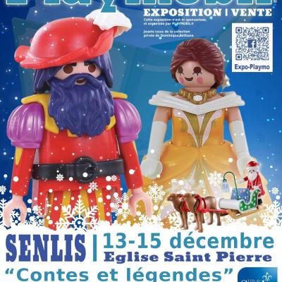Affiche exposition playmobil senlis 2019 dominique bethune