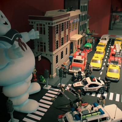 Ghostbusters - SOS fantômes en Diorama Playmobil 