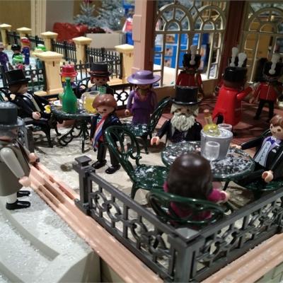 Exposition playmobil de noël à Châteaubriant en 2019 - Ville 1900 