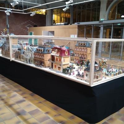 Exposition playmobil de noël à Châteaubriant en 2019 - Ville 1900 