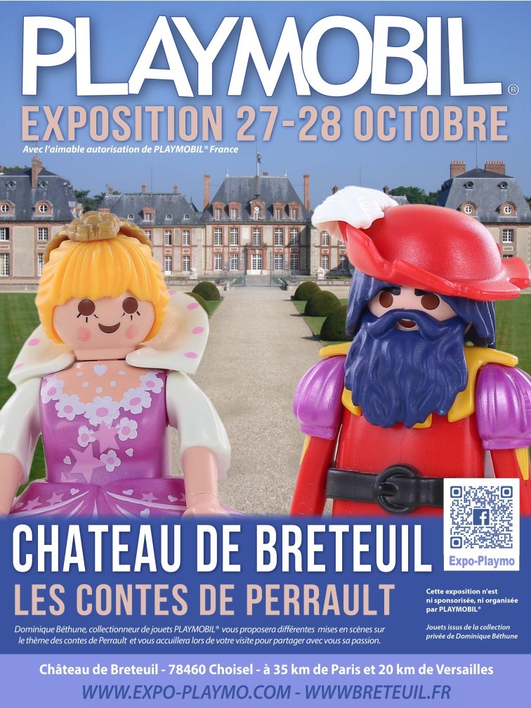 Exposition playmobil au chateau de breteuil dominique bethune