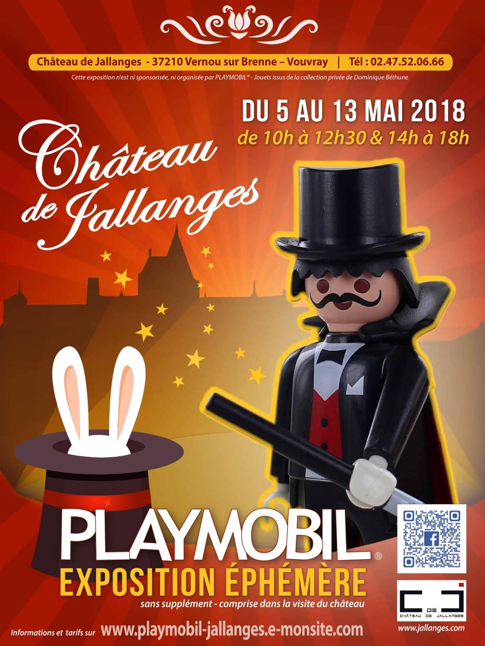 Exposition playmobil au chateau de jallanges mai 2018