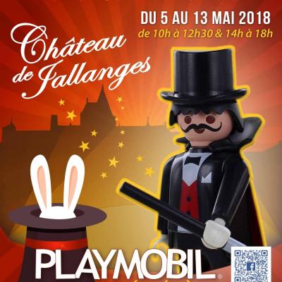 Exposition playmobil au chateau de jallanges mai 2018