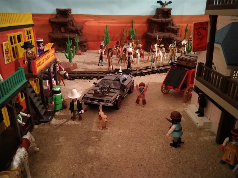 Retour vers le futur 3 en Playmobil