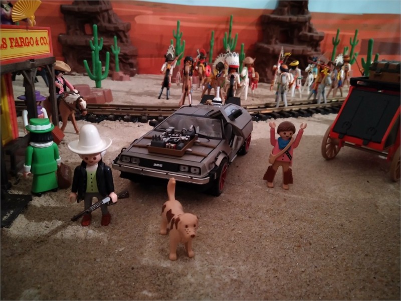 Retour vers le futur 3 en Playmobil