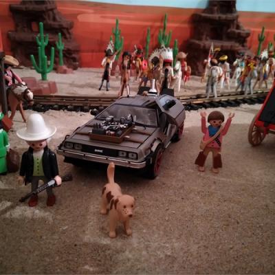 Retour vers le futur 3 en Playmobil