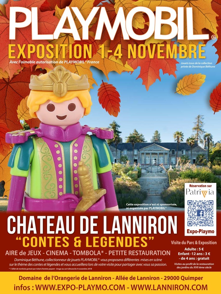 Exposition playmobil chateau de lanniron 29 dominique bethune