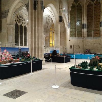 Exposition Playmobil dans l'église Saint Pierre de Senlis en 2019