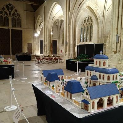 Exposition Playmobil dans l'église Saint Pierre de Senlis en 2019