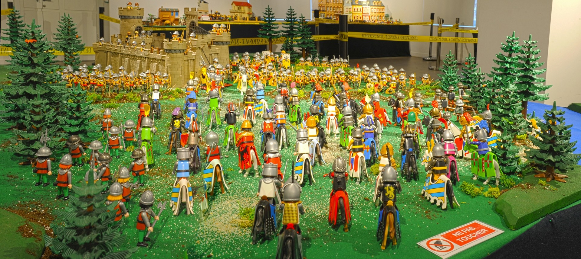 La Bataille d'Azincourt en 1415 réalisée en Playmobil