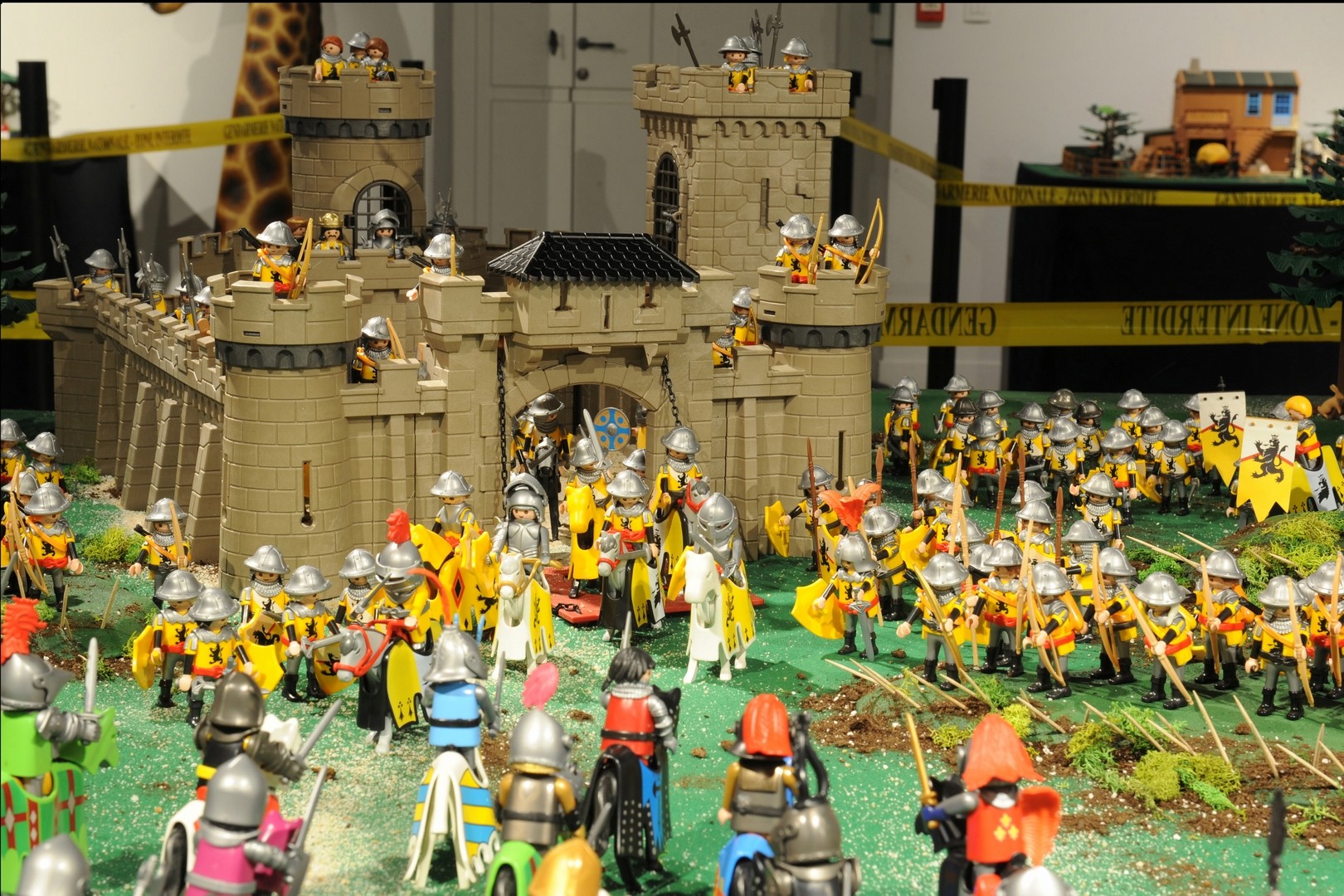 La Bataille d'Azincourt en 1415 réalisée en Playmobil