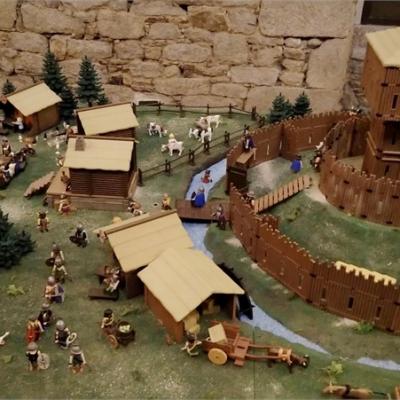 Exposition playmobil sur l'histoire - château motte