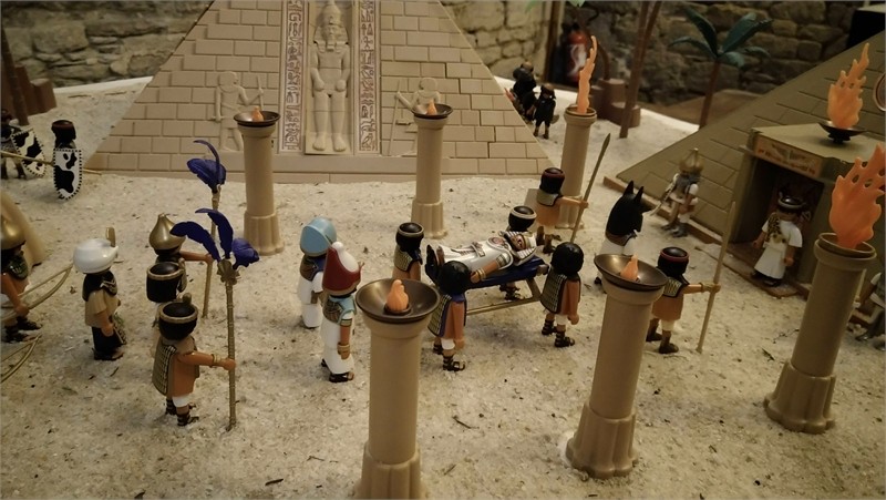 Exposition playmobil sur l'histoire - L'Egypte ancienne