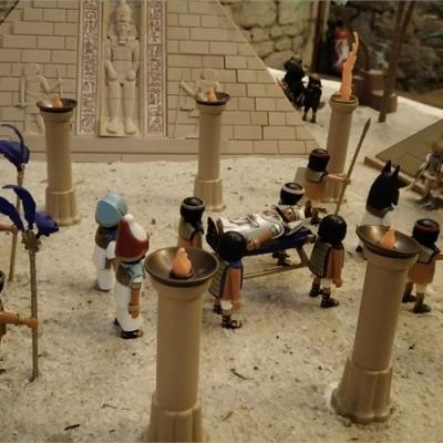 Exposition playmobil sur l'histoire - L'Egypte ancienne