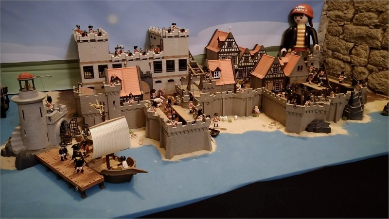 Exposition playmobil sur l'histoire - fortifications de Vauban