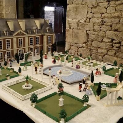 Exposition playmobil sur l'histoire - jardins à la francaise