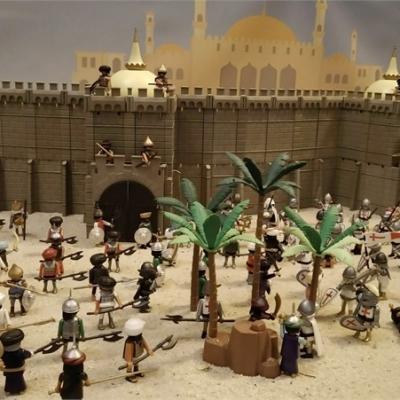 Exposition playmobil sur l'histoire - les croisades