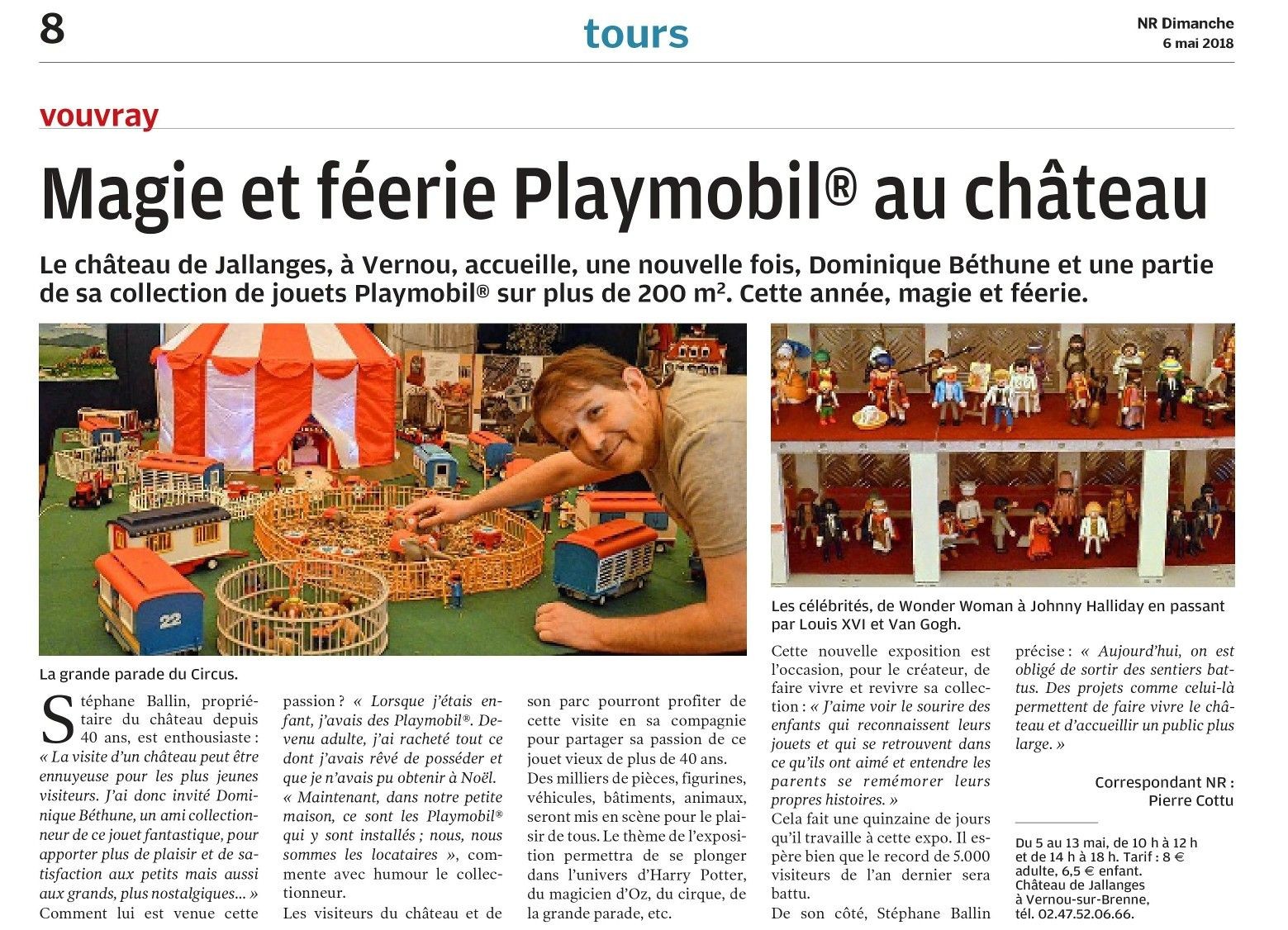 Exposition Playmobil à Jallanges 