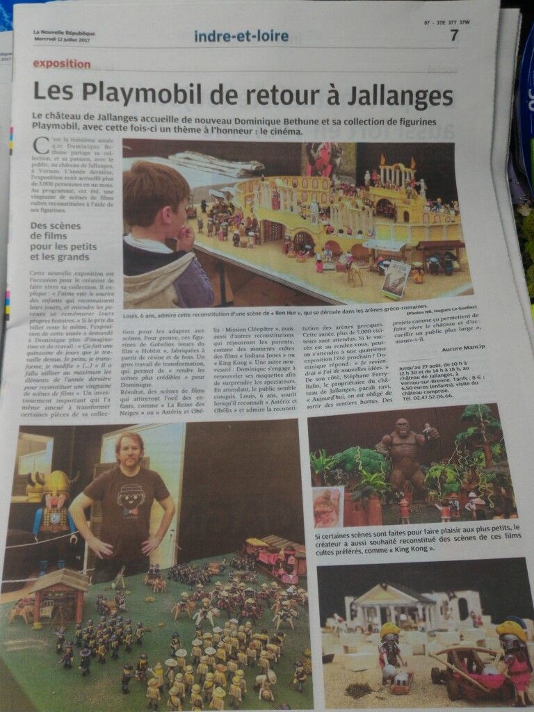 Exposition Playmobil au château de Jallanges