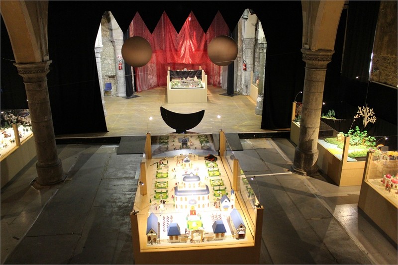Exposition Playmobil à l'église Saint Mengold de Huy en 2019