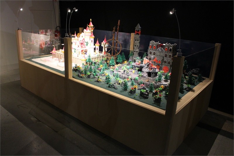 Exposition Playmobil à l'église Saint Mengold de Huy en 2019