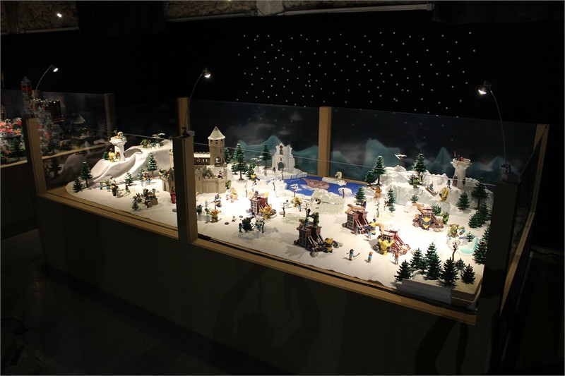 Exposition Playmobil à l'église Saint Mengold de Huy en 2019