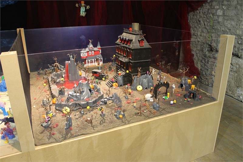 Exposition Playmobil à l'église Saint Mengold de Huy en 2019