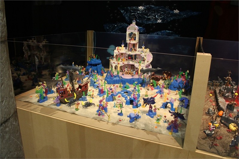 Exposition Playmobil à l'église Saint Mengold de Huy en 2019