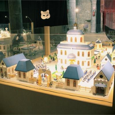 Exposition Playmobil à l'église Saint Mengold de Huy en 2019