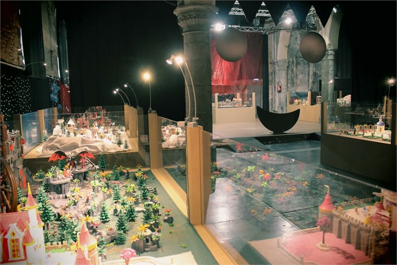 Exposition Playmobil à l'église Saint Mengold de Huy en 2019