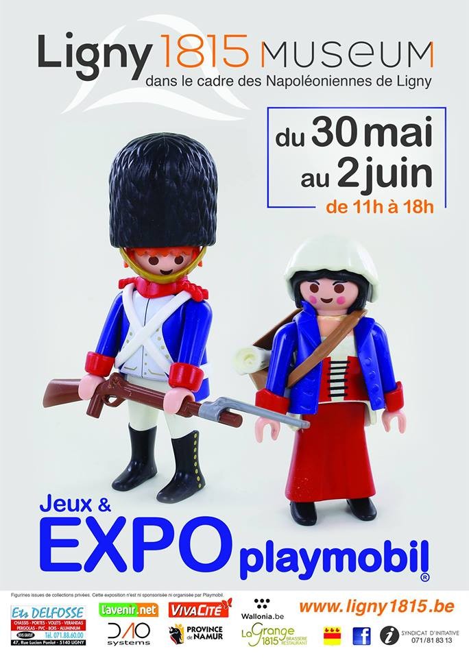 Exposition Playmobil au Musée de Ligny 1815