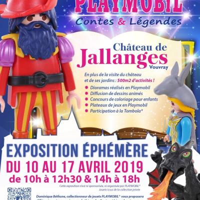 Exposition playmobil paques au chateau de jallanges dominique bethune