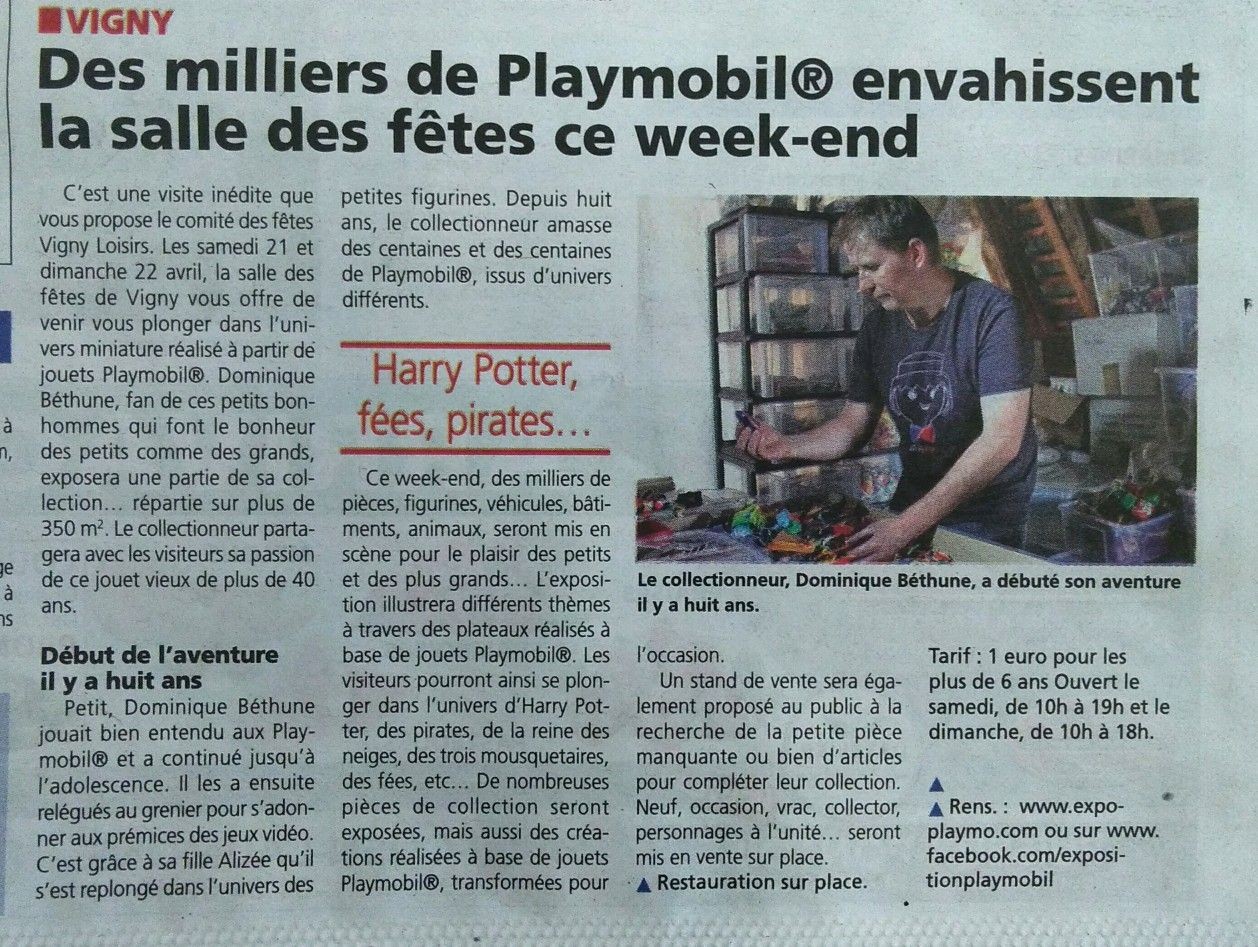 Exposition Playmobil de Vigny