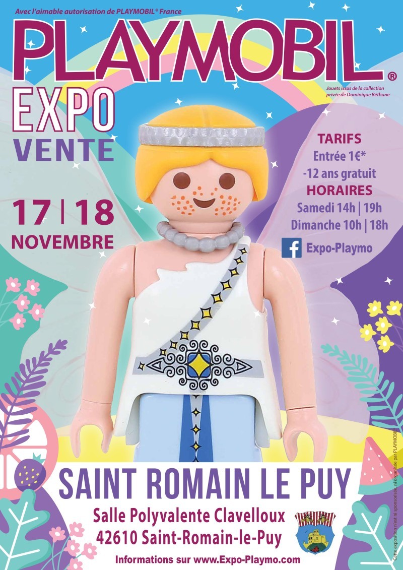 Exposition playmobil saint romain le puy dominique bethune 2018