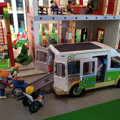 Exposition Playmobil au salon de l'Auto 2023 - Mégacité Amiens