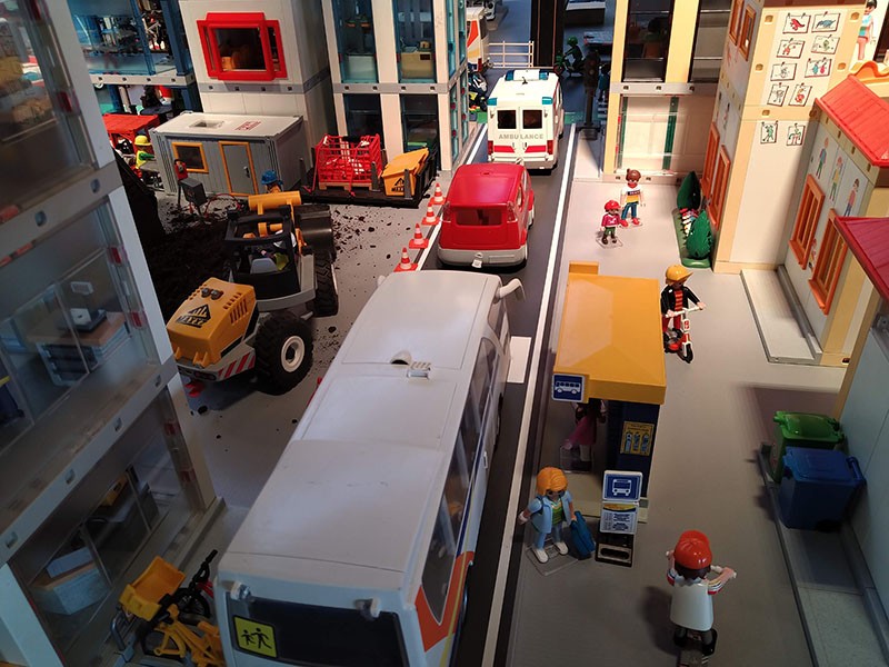 Exposition Playmobil au salon de l'Auto 2023 - Mégacité Amiens