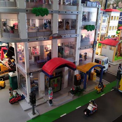 Exposition Playmobil au salon de l'Auto 2023 - Mégacité Amiens