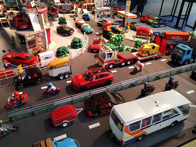 Exposition Playmobil au salon de l'Auto 2023 - Mégacité Amiens