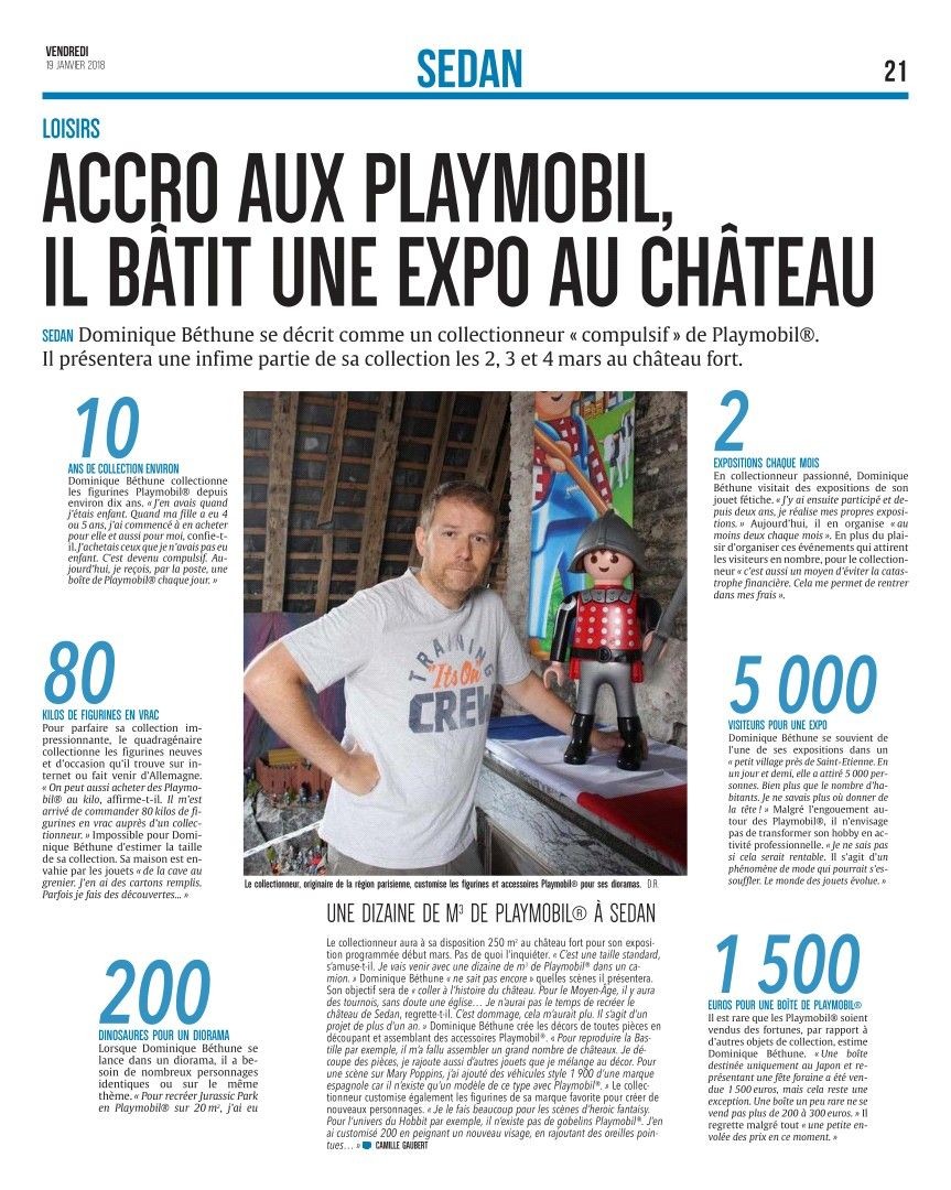 Exposition Playmobil au château fort de Sedan