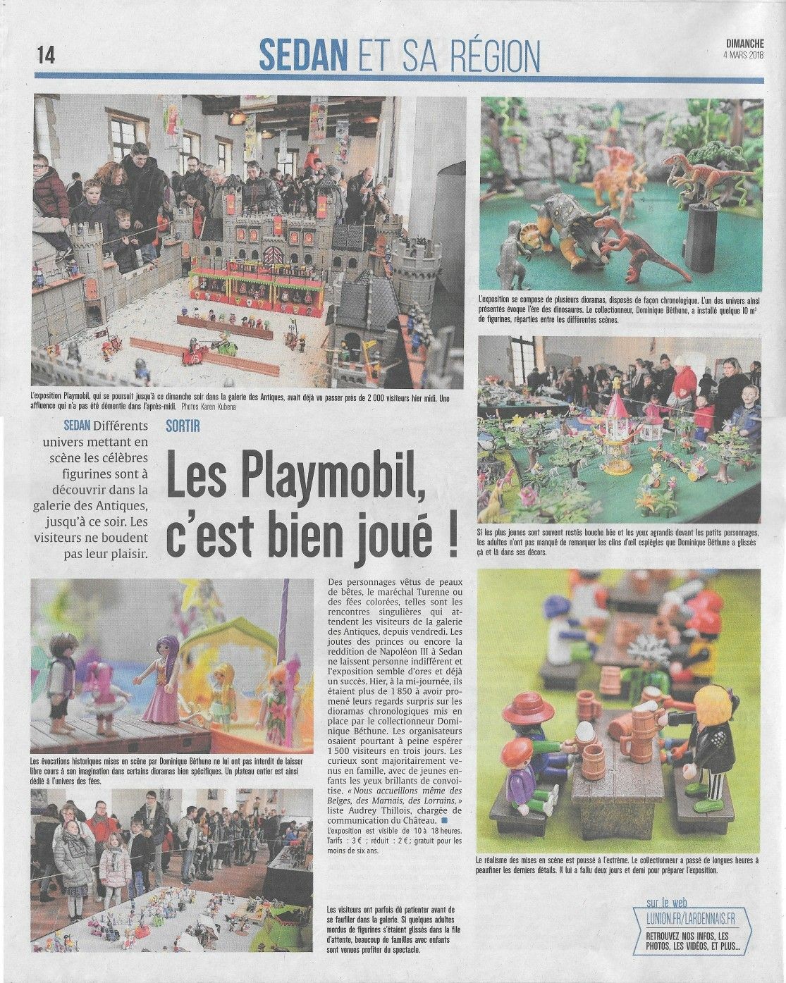 Exposition Playmobil au château fort de Sedan