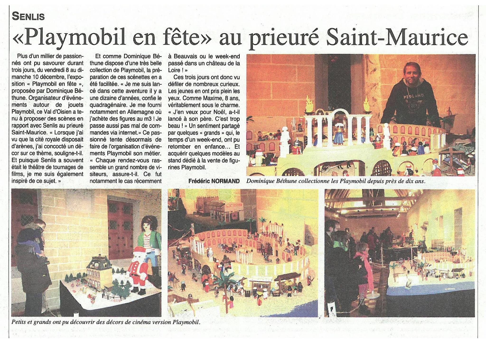 Exposition Playmobil Senlis au Prieuré