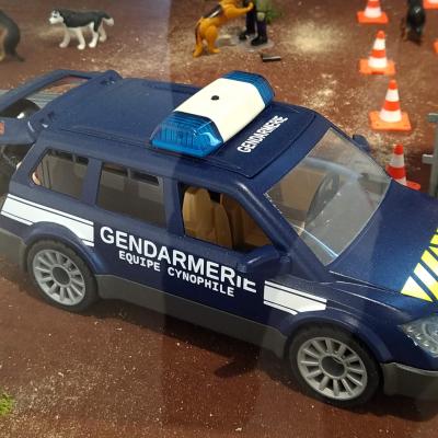 Gendarmerie véhicule cynophile en playmobil