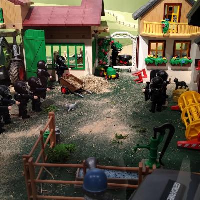 Gendarmerie intervention du GIGN en playmobil