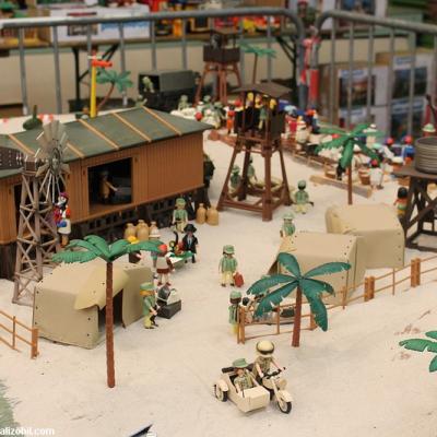 Indiana Jones en Playmobil un diorama réalisé par Dominique Béthune