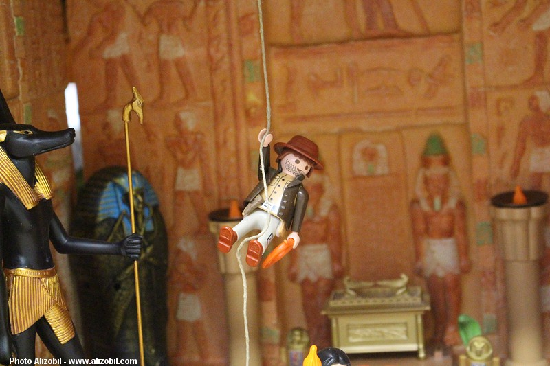 Indiana Jones en Playmobil un diorama réalisé par Dominique Béthune